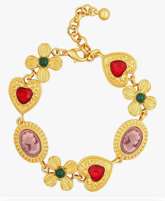 Dahlia retro bracelet