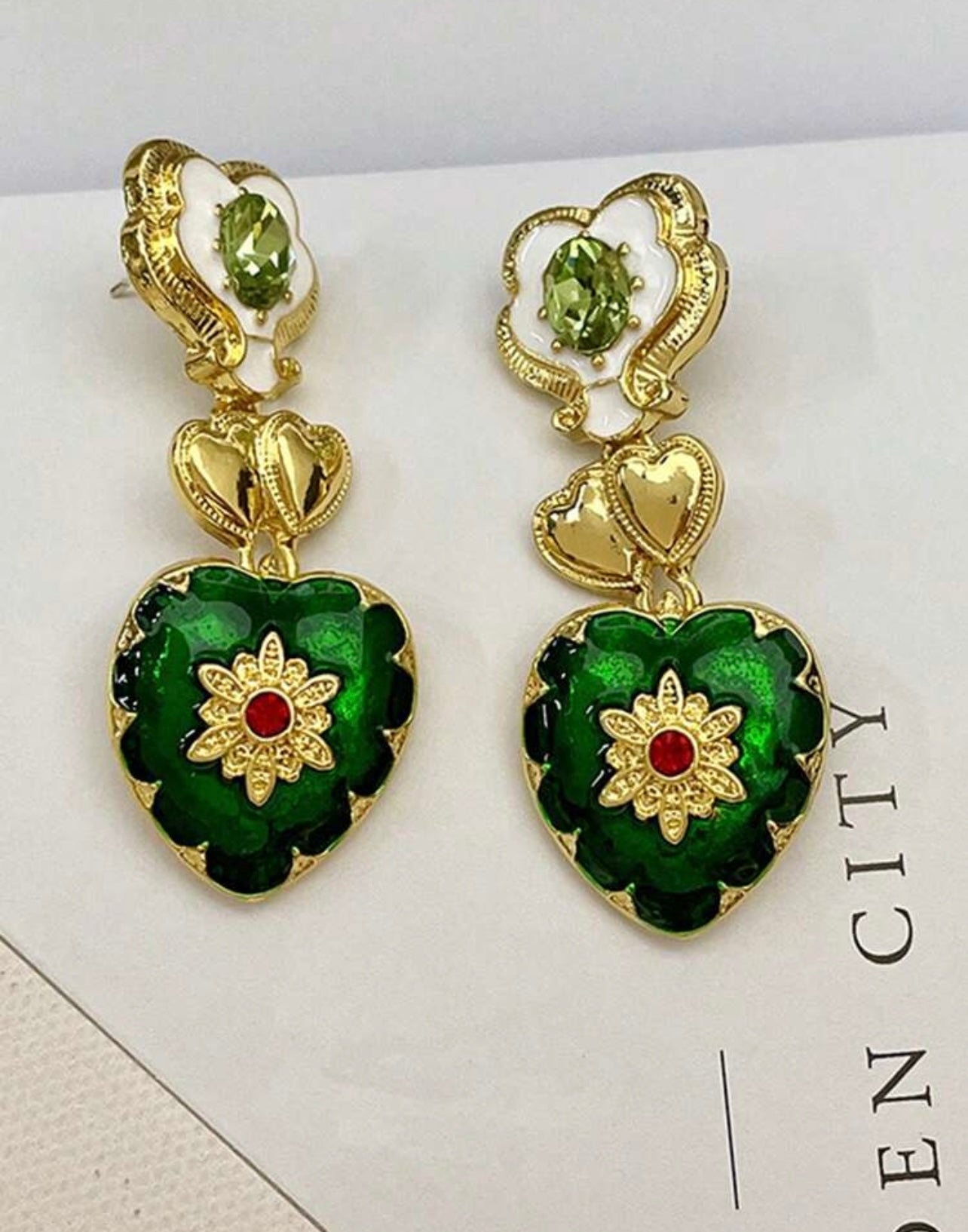 Dahlia earrings